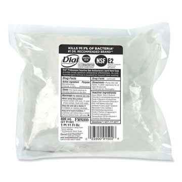 Dial® Professional Antibacterial Sensitive Skin Liquid Hand Soap Refill For Dial 800 Ml Dispenser, Floral, 800 Ml, 12-carton freeshipping - TVN Wholesale